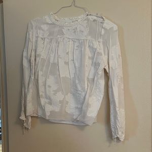 Aritzia Wilfred Lourdes Blouse | Color: Cream. Size S